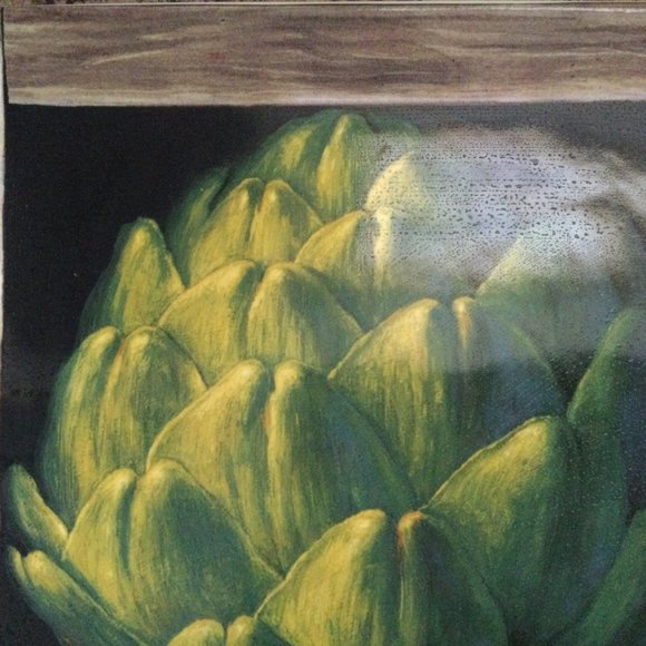Jay Mercado certified international ceramic plate artichoke square 10" - Picture 3 of 8